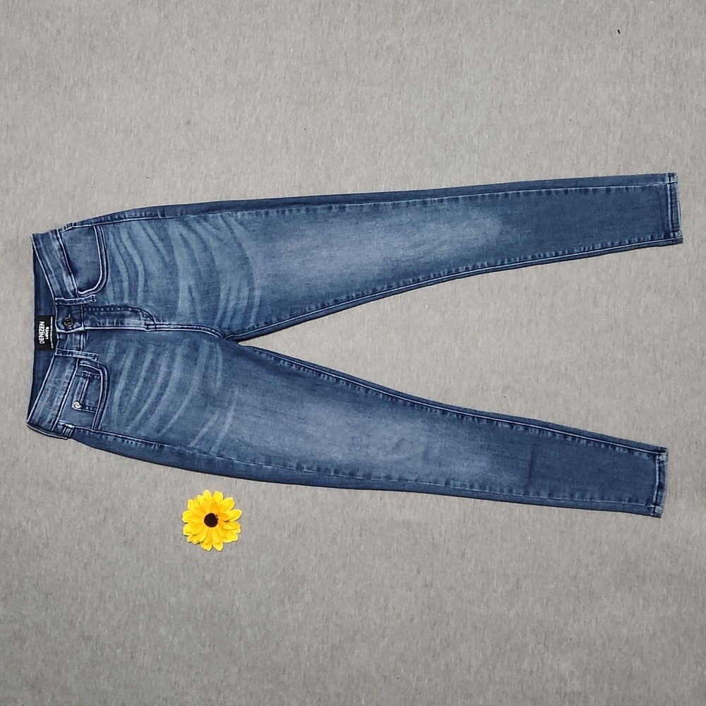 Y2K Levi's Denizen Ultra High Rise Super Skinny Denim Blue Jeans